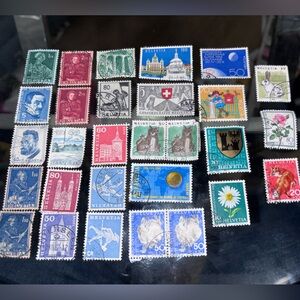 Vintage Stamp Art Print